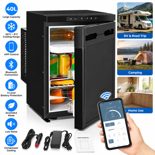 Upgraded compressor fridge - upgraded,