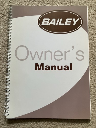 Bailey caravan owner - bailey, owner’s